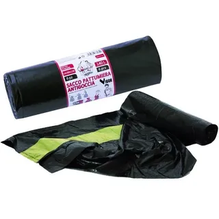 Säcke Bau Vigor 80MY Schwarz 6Stk Mit Schnur 90X120 CM 20 Rollen