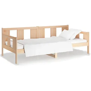 vidaXL Tagesbett Massivholz Kiefer 90x190 cm - Braun