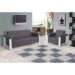 Büroeinrichtung Arbeitszimmer Büro Möbel Set Designer 3+1 Garnitur 2 tlg