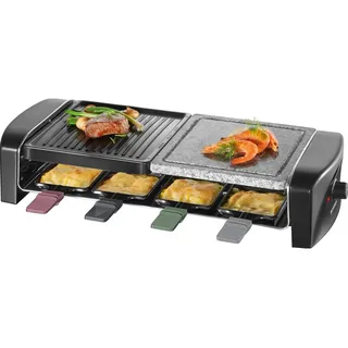 Severin RG 9645 Raclette-Grill 8 Pfännchen 1400 W schwarz