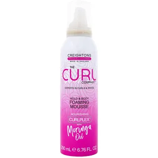The Curl Company Halt und Struktur Schenkendens Schäumendes Mousse (200 ml) Definiert lockere bis krause Locken und Wellen Beseitigt Frizz. Experten für lockere bis krause Locken, Kinks & Wellen.
