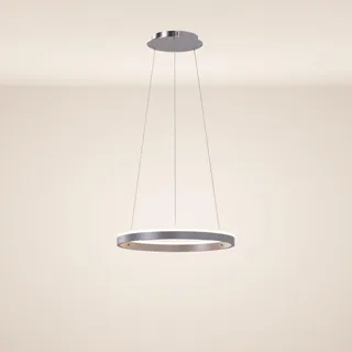 s.luce Ring 1-flg. Ø 40 cm rund grau Aluminium