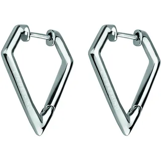 Liebeskind Berlin Creolen LJ-0046-E-22 Edelstahl mattiert silber 375