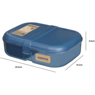 Sistema Lunchbox Ribbon Lunch 02167502 RC 1,1l sort