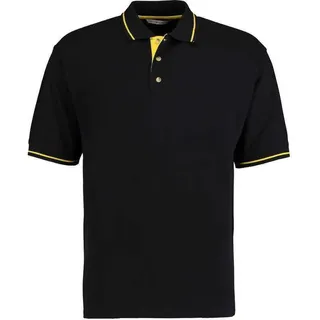 Kustom Kit - Poloshirt für Herren PC6460 (M) (Schwarz/Gelb) - Schwarz