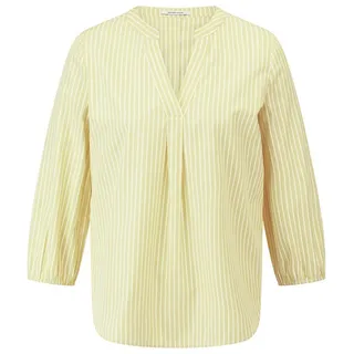Bluse Rundhals-Ausschnitt Peter Hahn gelb