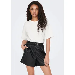 Only Shorts »ONLHEIDI FAUX LEATHER SHORTS CC OTW ONLY Black