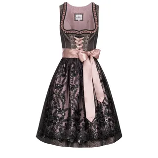 Nübler Dirndl »Dirndl midi Selina«, schwarz