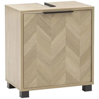 Schildmeyer Waschbeckenunterschrank Piazza 50,3 x 56 x 33 cm Braun