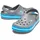 »Crocband«, Sommerschuh, Gartenschuh, Poolslides, mit farbiger Laufsohle Crocs grau-blau