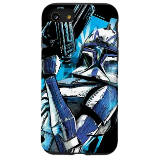 Star Wars Der Clone Wars-Klonkapitän Rex Hülle für iPhone SE (2020) / 7 / 8