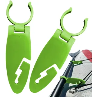 Ldduopp 2x Paddle Board Fasten Clip für SUPS Boards - ABS Erweiterbare Paddle Board Flossenklemmen Sicherer Halt Werkzeuglose Installation - Wassersport Zubehör für 5 bis 7 Zoll Paddleboards