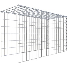 Bild Gabione, silbergrau, Maschenweite 5 10 cm