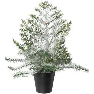 Künstlicher Weihnachtsbaum CREATIV DECO "Weihnachtsdeko, künstlicher Christbaum, Tannenbaum", grün, H:40cm, Kunststoff, Weihnachtsbäume, Künstlicher Weihnachtsbaum, Im Topf; Beschneite Optik