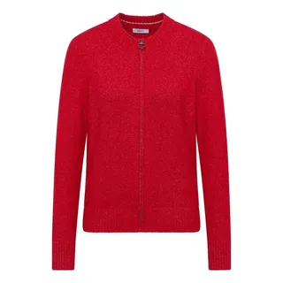 Cecil Damen 2515363 Cosy Cardigan mit Zipper, Fiery red Melange, XXL