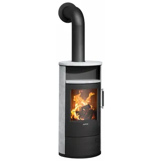 Justus Island 5 2.0 Stahl Schwarz/Abdeckplatte Speckstein