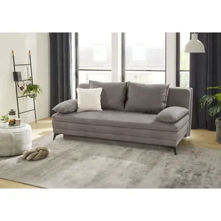 Jockenhöfer Schlafcouch Polyester 2-Sitzer Braun
