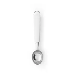 Brabantia Essential Line Eisportionierer, mit Aufhängeöse, Eiskugelformer ideal für schöne Eiskugeln, Farbe: White