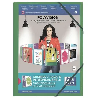 Oxford Eckspanner Polyvision DIN A4 transparent, 1 St.
