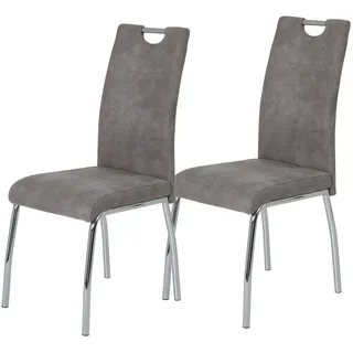 Hela Stuhl Susi Polyester grau 2er Set