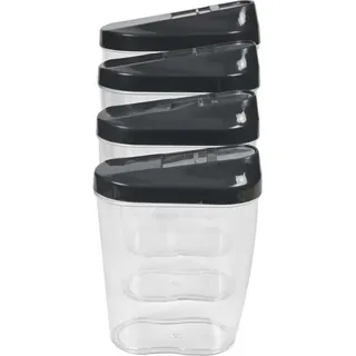 Vorratsdosen Schüttdosen Set mit Dosierschieber 4tlg 14206