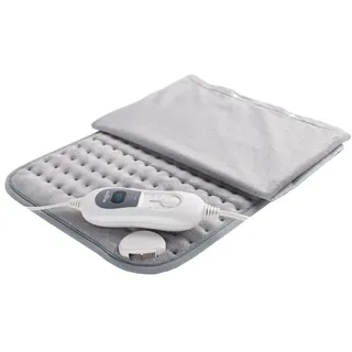 Bastilipo - Ergonomisches elektrisches Lendenwirbelpolster, mit therapeutischer Wärme, besonders geeignet für Schmerzen im Lendenwirbelbereich, 100 W, Modell AL-100, Grau