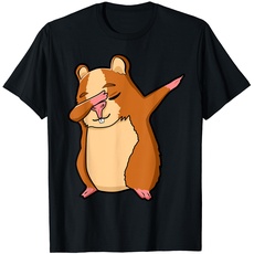 Lustige Tanzender Hamster Kostüm Kleidung Dab Dance Hamster T-Shirt