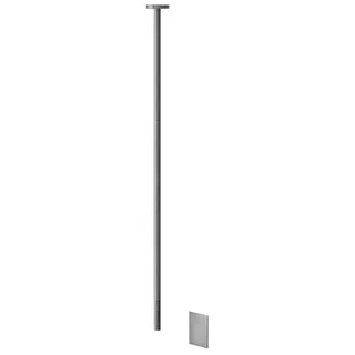 Gessi Gessi316 Meccanica, Berührungsloser, elektronisch gesteuerter Waschtish-Deckenauslauf, Länge 1600mm, integrierter Sensor, 54224707, Farbe: Metall Schwarz gebürstet PVD