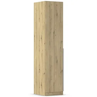 Rauch Möbel Alabama, Kleiderschrank für Schlafzimmer, Kinderzimmer, Wohnzimmer, Garderobe, Flur, 1-türig, mit Zubehör Basic, Farbe Eiche Artisan, Holz, Breite 47 cm