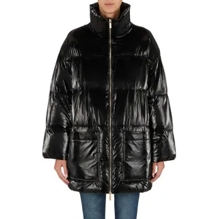 Armani Exchange Damen Oversize Front Logo Jacket, BALCK, XL