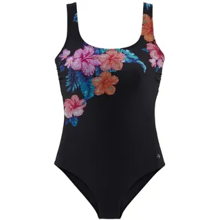 LASCANA LASCANA, Badeanzug schwarz-bedruckt-bunt (49908109)