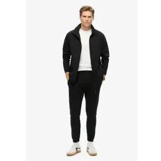 Superdry für Herren. M2013742A Locker sitzende Trainingsjacke mit Tech-Logo schwarz (S), Lässig, Sportlich, Baumwolle, Multisport