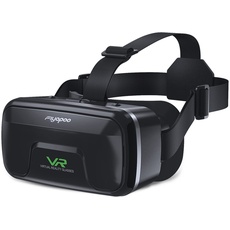 FIYAPOO VR Brille, VR 3D Virtual Reality Brille geeignet Für 3D Filme und Spiele,HD VR 3D Brille für Android und iPhone mit Bildschirmgrößen von 4,7 bis 6,6 Zoll, Geschenk