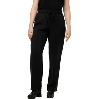 Ulla Popken Damen 7/8-Schlupfhose Hose, schwarz, 37