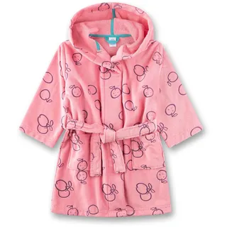 Sanetta Mädchen-Bademantel rosa Pflaumen | Hochwertiger und kuscheliger Bademantel aus Frottee für Mädchen.