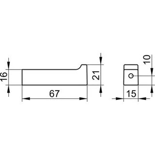 Keuco Bademantelhaken EDITION 11 Nickel gebürstet - Silber
