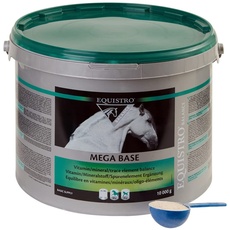 EQUISTRO® Mega Base | Ergänzungsfuttermittel für Pferde | Hochwertiges Mineralfuttermittel zur Unterstützung der Nährstoffbedarfsdseckung | 10kg