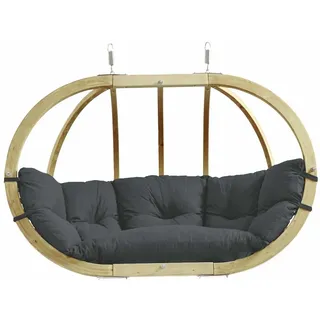AMAZONAS Mehrpersonen Hängesessel Globo Royal Chair Anthracite inkl. Sitzkissen und