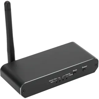 Bluetooth-Empfänger-Transmitter, Digital-Analog-Wandler, Bluetooth-Adapter, drahtloser Empfänger-Transmitter, Audio-Empfänger-Transmitter, Audio-Konverter - Schwarz