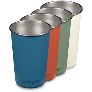 Klean Kanteen Thermobecher 0,473 l Mehrfarbig 4 St.
