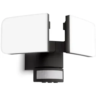 SSC-LUXon ETHIR Außenwandleuchte mit Bewegungsmelder LED Lampe Außen Wand - modernes Flutlicht IP54 neutralweißes Licht 230V