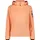 Woman Jacket Zip Hood Salmone Salmone 36 Orange