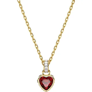 Swarovski Chroma Anhänger Herz Rot Gold