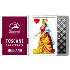 Modiano toskanische Regionale Spielkarten # 85