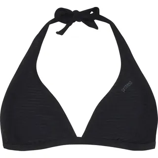 PROTEST MIXWANAKA halter bikini top B&C-cup True Black 40B - Schwarz