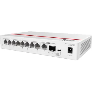 HUAWEI eKit S110 Series S110-8T2ST, Unmanaged, L2, Gigabit Ethernet (10/100/1000), Rack-Einbau - Grau