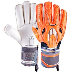 Ho Soccer Protek Roll Finger Gen2 Torwarthandschuhe, Unisex, Erwachsene, Orange/Grau/Weiß, 7