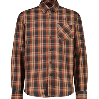 CMP Langarmhemd Antracite / Orange / Corda XL