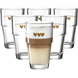 LEONARDO Latte Macchiato Glas 0,41 l 6 St.