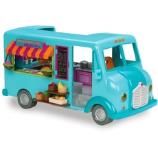 Li’l Woodzeez 89-teilig Food Truck Imbisswagen Set mit Zubehör – Eiscreme, Pizza, Tacos, Geschirr und mehr – Spielzeug für Kinder ab 3 Jahren